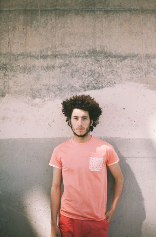 Orange t-shirt guy